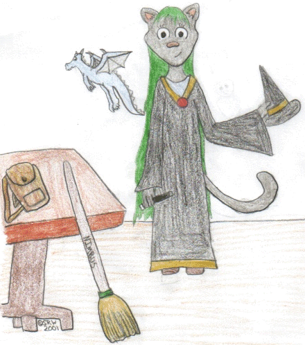 Arpha (Me) at Hogwarts Academy ^.^